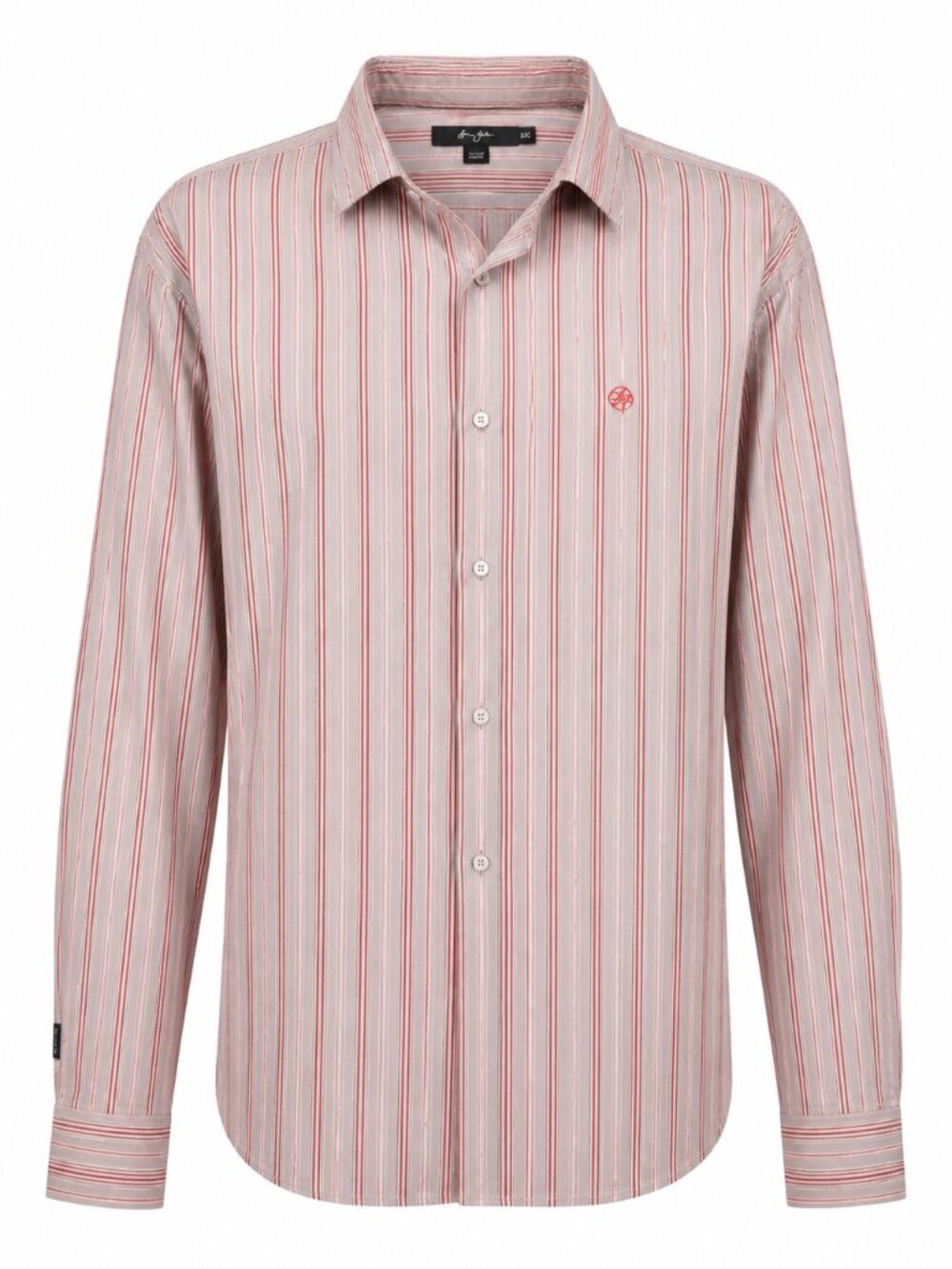 Sean John Casual Button Down Striped Neutral XXXL 3X Men's Shirt Y2K